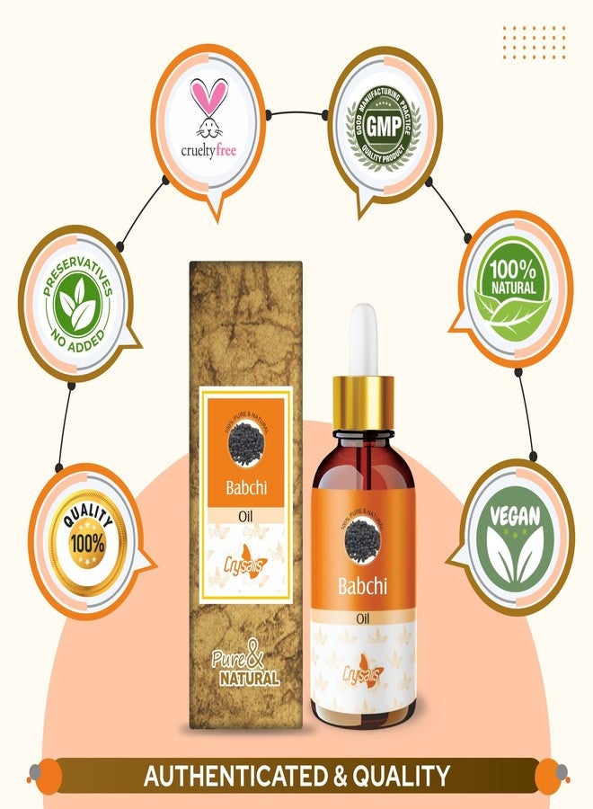 Crysalis Babchi (Psoralea Corylifolia) Oil|100% Pure & Natural Undiluted Carrier Oil Organic Standard For Skin & Haircare|Therapeutic Grade Oil, Plumps Skin, Repairs Dry Itchy Scalp 50ml - Image 4