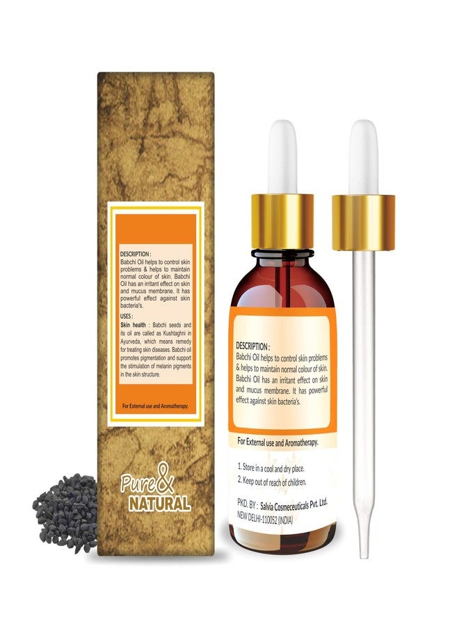 Crysalis Babchi (Psoralea Corylifolia) Oil|100% Pure & Natural Undiluted Carrier Oil Organic Standard For Skin & Haircare|Therapeutic Grade Oil, Plumps Skin, Repairs Dry Itchy Scalp 50ml - Image 2