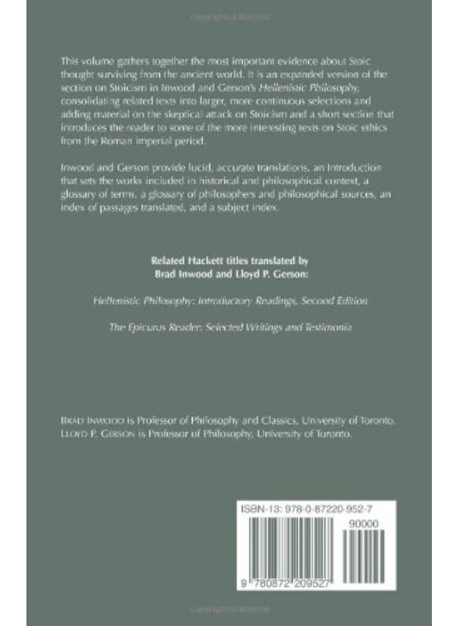The Stoics Reader: Selected Writings and Testimonia - Image 2