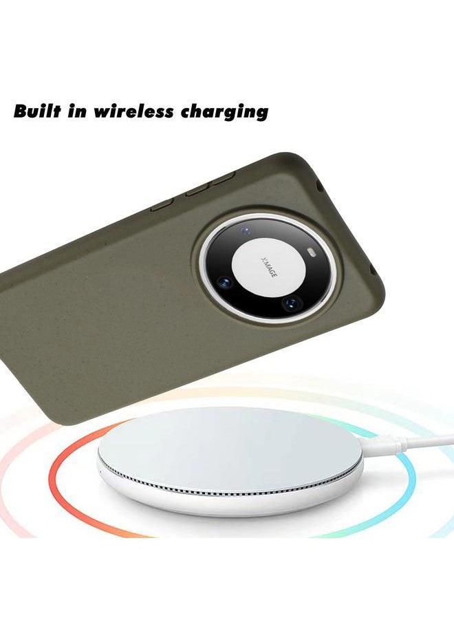 Zaboon - Case For Huawei Mate 60 Wheat MagSafe Magnetic Straw Material + TPU Phone Case - Image 1