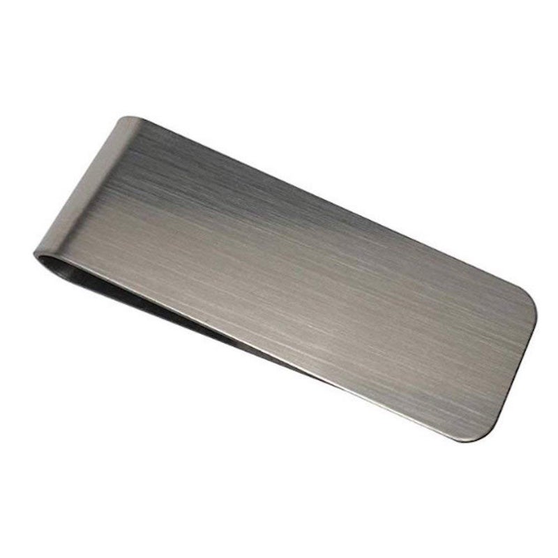 Perfect Order Stainless Steel Money Clip Holder Slim (1, Silver) - Image 1