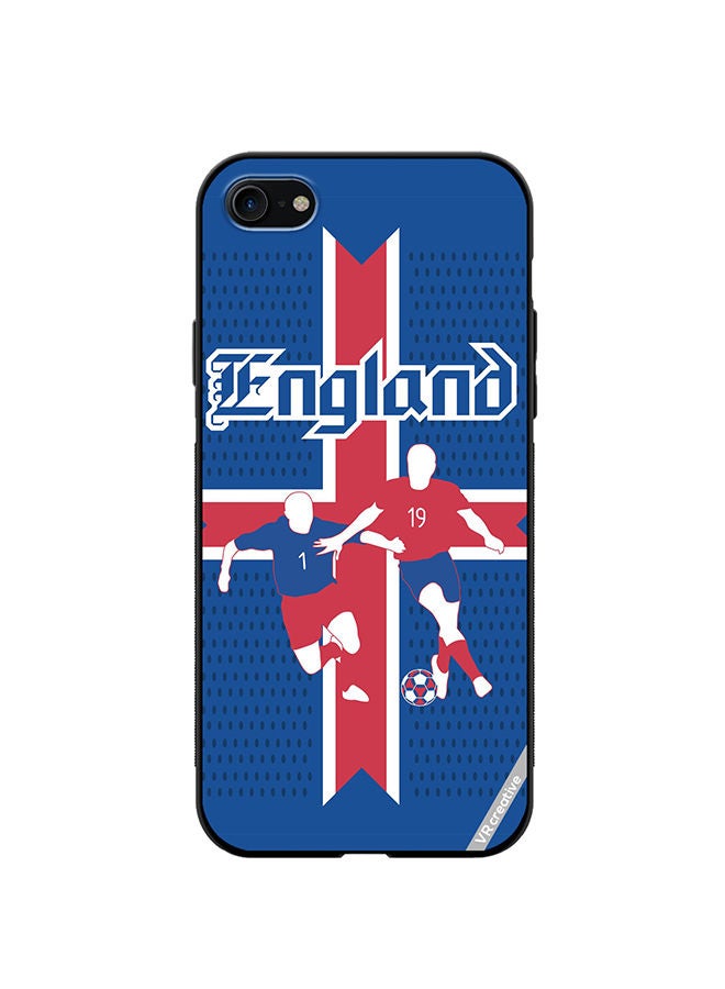 VR CREATIVE Protective Case Cover For Apple iPhone SE (2022) Sports Soccer Football England Design Multicolour - Image 1