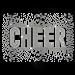 MAYJOYDIY Cheer Rhinestone Iron on Hotfix Transfer Crystal Rhinestones Heat Transfer Decal Iron on Crystal Transfers Rhinestone Hot Drilling Pattern DIY Transfers for Clothes Shoes Bags Hats - Image 2