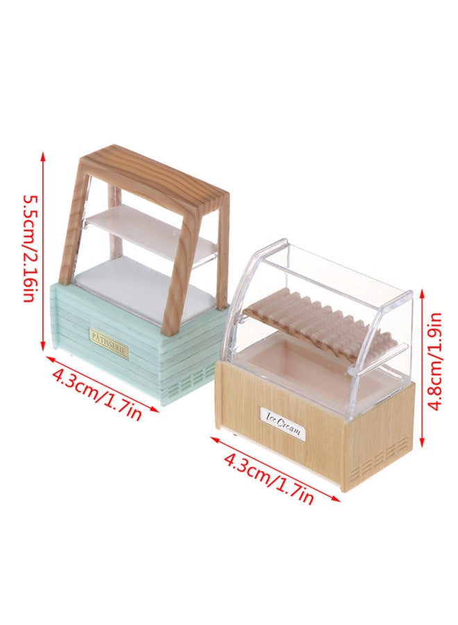 Doll House Dollhouse Mini Model Food Play OB11 Scene Miniature Bread Cake Cabinet Guandong Cooking Ornaments-Colour:Oden Set  - Image 3