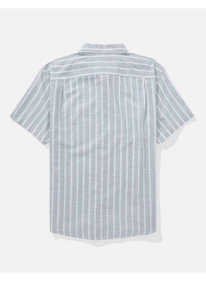 American Eagle AE Poolside Plaid Button-Up Shirt  - Image 3