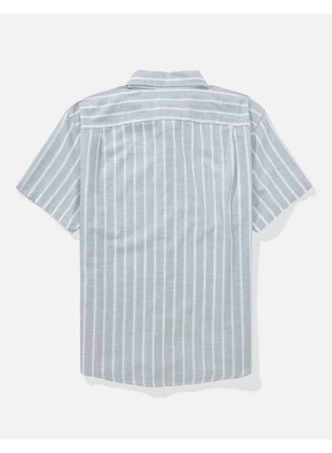 امريكان ايجل AE Poolside Plaid Button-Up Shirt