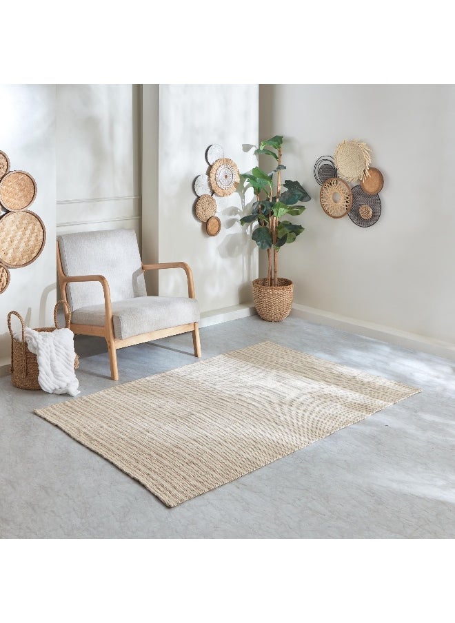 Home Box Textura Terreno Jute Cotton Dhurrie - 150X200 Cm  - Image 1