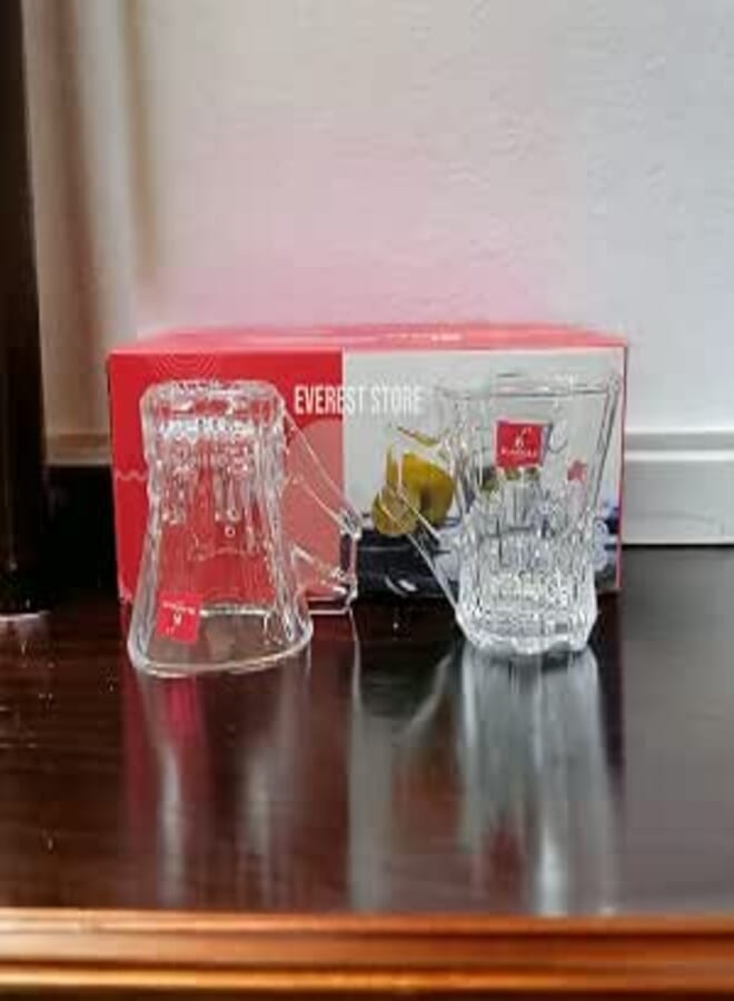Blink Max KTZB81 Glass Mug 6-Piece Set, 160 ml Capacity