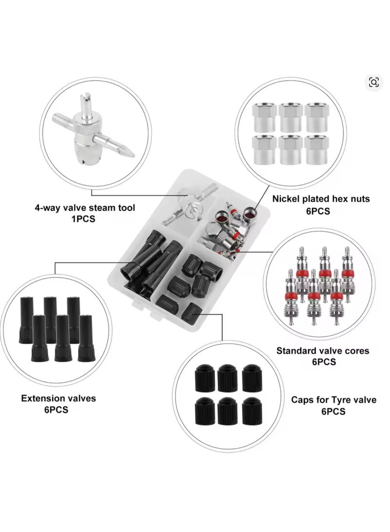 مجموعة إصلاح إطارات السيارات والدراجات النارية الاحترافية، أدوات إصلاح إطارات الطوارئ شديدة التحمل، مجموعة أدوات إصلاح ثقوب الإطارات بدون أنابيب - Image 3