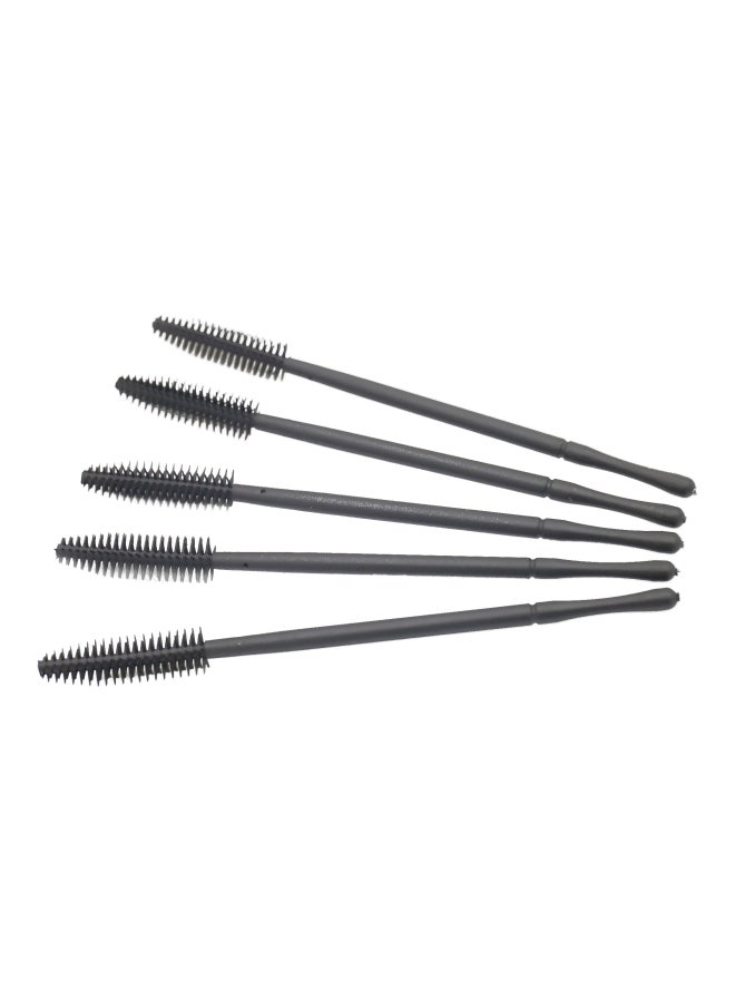 50-Piece Disposable Eyelash Brush Black