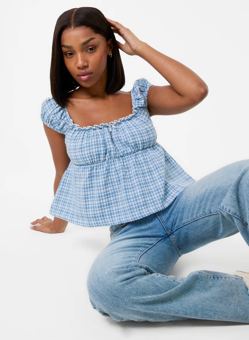 Pink Vanilla  Milkmaid Crop Top for Women | Best Price UAE
