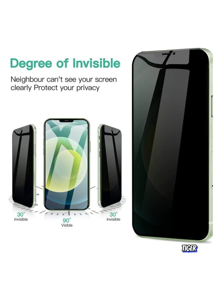 TIGER Tempered Glass Screen Protector for Samsung Galaxy S24 FE – [Pack of 2] Anti-Spy Privacy Screen Protector, 9H Hardness, Bubble-Free, Privacy Protection Film - Image 2