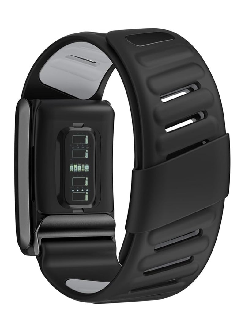 Comfort Durable Silicone Wristband Compatible with WHOOP 4.0 Band, Soft Silicone Sports Loop Strap for Men & Women, with U Shapped Connector  - Image 3