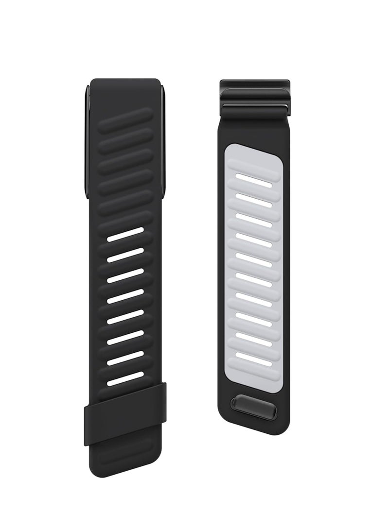 Comfort Durable Silicone Wristband Compatible with WHOOP 4.0 Band, Soft Silicone Sports Loop Strap for Men & Women, with U Shapped Connector  - Image 5