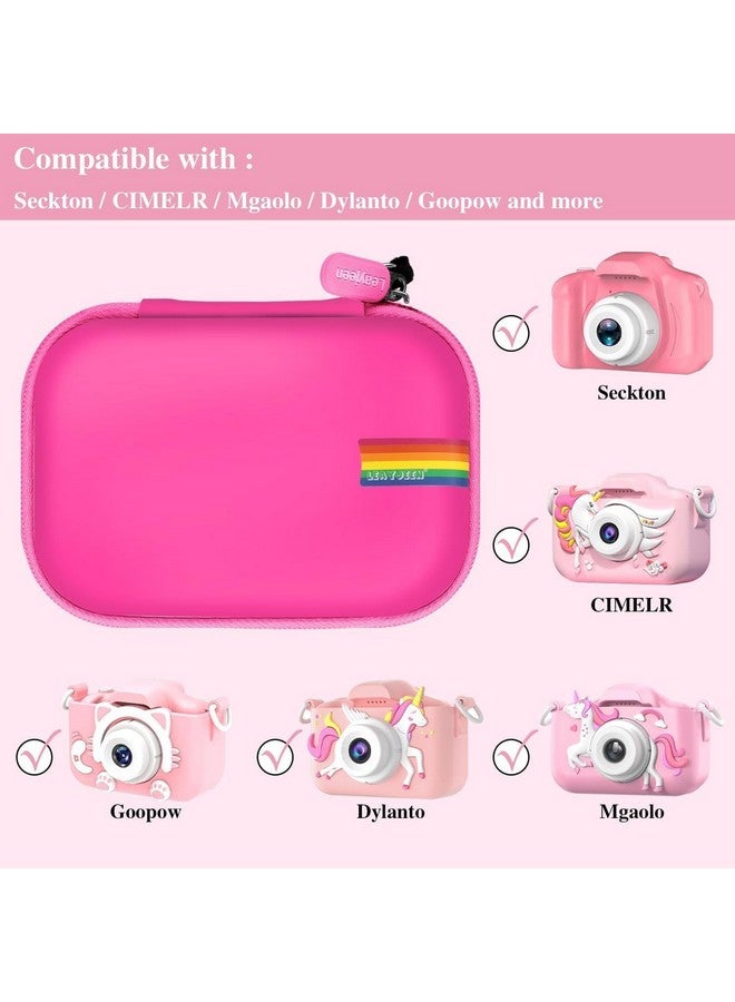 Leayjeen Kids Camera Case Compatible With Seckton/Gktz/Ozmi/Prograce/Dylanto/Rindol/Vatenic/Nine Cube/Hyleton And More Kid Digital Camera Toys Gifts And Accessories (Case Only) - Image 3