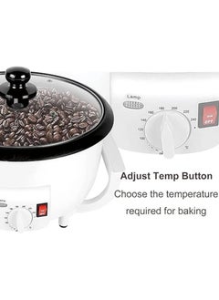 Denx Home Electric Coffee Roaster Machine for Roasting Coffee Beans, Nuts, Peanuts, Cashews, Chestnuts with Adjustable Temperature  - Image 3