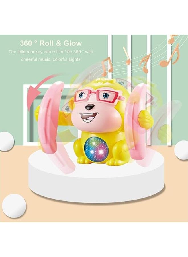null - Toys Baby Monkey Dancing Touch & Voice Control (Yellow) - Image 1