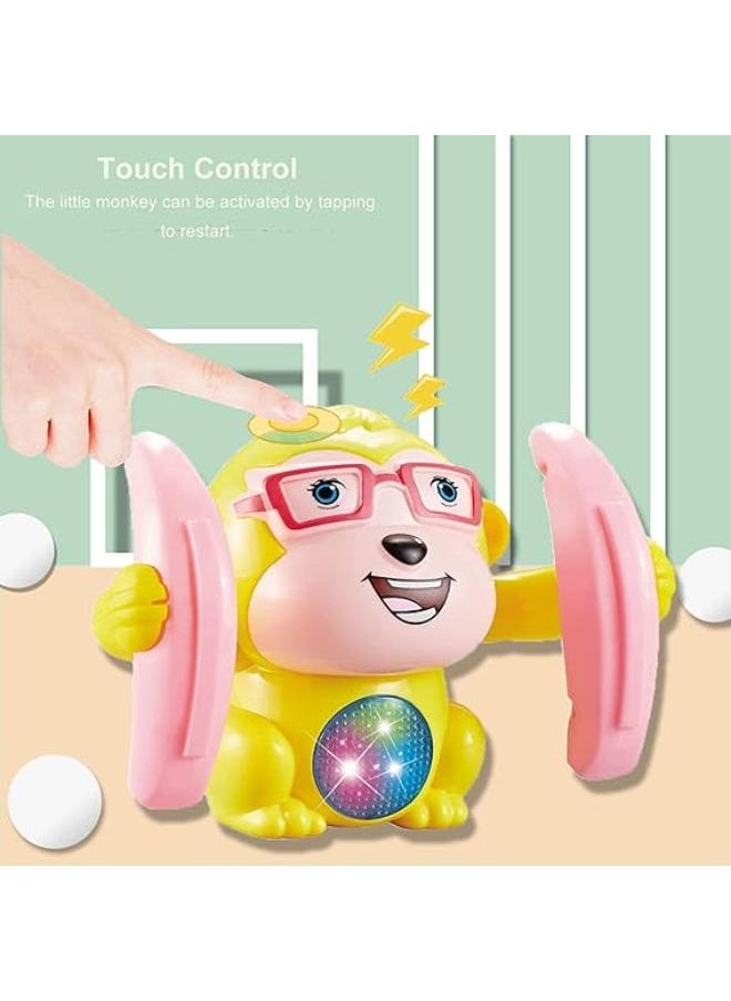 null - Toys Baby Monkey Dancing Touch & Voice Control (Yellow) - Image 1