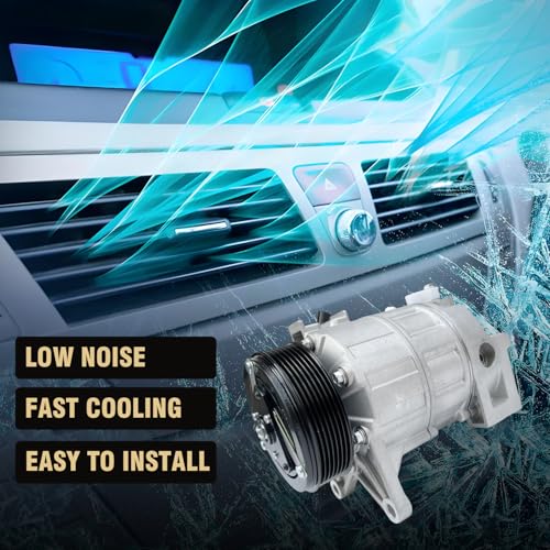 Aspligo Air Conditioner AC Compressor Fits for Nissan Maxima Quest Murano Pathfinder 2.5L 3.5L 2009-2017, for INFINITI QX60 JX35 2.5L 3.5L 2013 2014, with A/C Clutch, Replaces 926001JA0A, 926003JA1A - Image 3