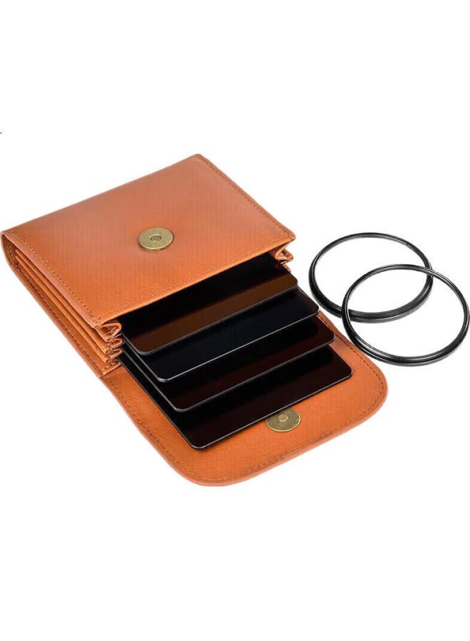Kase Circular Filter Uv Lens Protector, Storage Pouch, Portable Filter Protective Case, Round Lens Bag (Five-Piece Storage), Universal For 82Mm And Below - Image 3