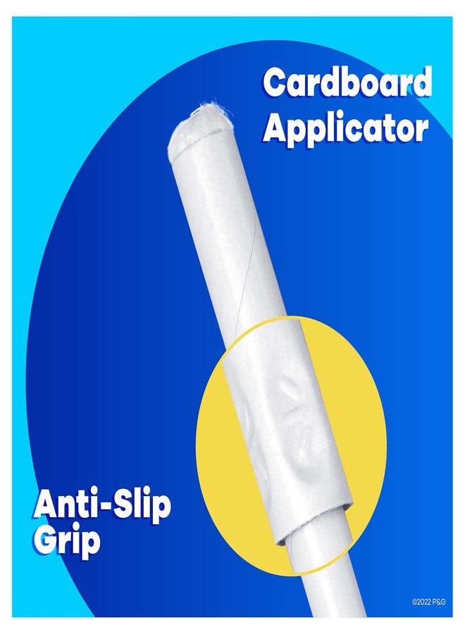 Tampax Cardboard Tampons Regular Absorbency, Anti-Slip Grip, LeakGuard Skirt, Unscented, 10 Count - Image 3