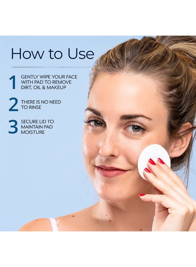 Plexaderm Reset and Replenish Pads with Hyaluronic Acid - remove Dirt, Oil & Makeup and Hydrate Skin - Image 5