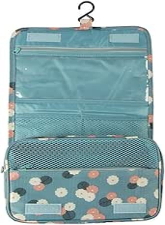 EAYIRA Hanging Travel Toiletry Kit Bag Cosmetic Make up Organizer Multifunction Portable Makeup Pouch for Women and Girls Waterproof Ladies Case Travelling Storage Inner Ware Up Brush Kit Holder
