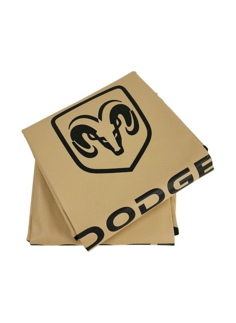 Dodge Universal Car Seat Dust Dirt Protection Cover, Extra Protection For Your Seat,  Car Seat Cover 2 Pcs Set, Beige  - Image 2