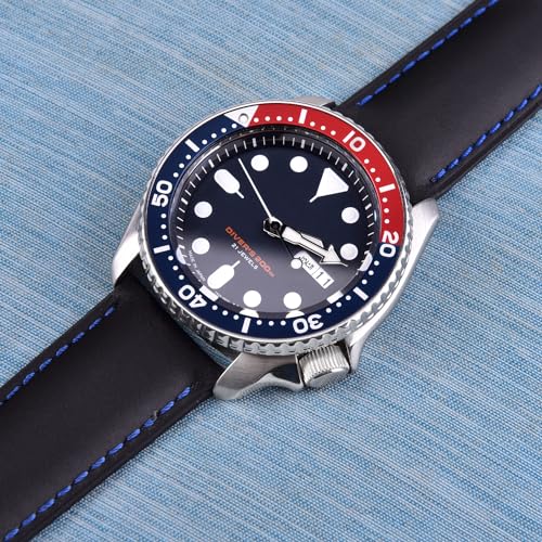 Ritche 24mm Leather Watch Band Quick Release Watch Bands for Men Women Compatible with Timex Expedition Fossil Seiko White Elephant Gifts Stocking Stuffers For Men Fathers Day gifts - Image 3
