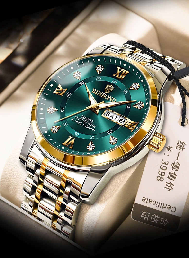 BINBOND Watches for Men Original Luxury Fashion Watch Men Waterproof Date Clock Sport Watches Stainless Steel Men's Quartz Wristwatch ﻿ - Image 3
