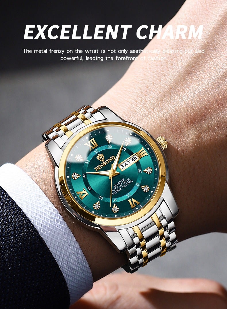 BINBOND Watches for Men Original Luxury Fashion Watch Men Waterproof Date Clock Sport Watches Stainless Steel Men's Quartz Wristwatch ﻿ - Image 4