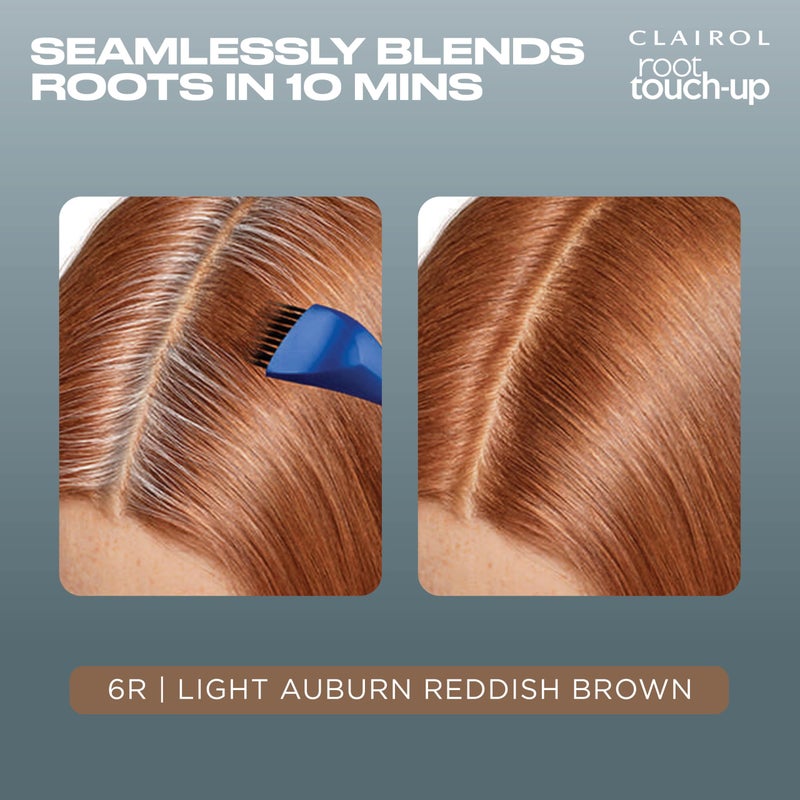 Clairol Root Touch-Up by Nice'n Easy Permanent Hair Dye, 6R Light Auburn/Reddish Brown Hair Color, Pack of 2 - Image 3