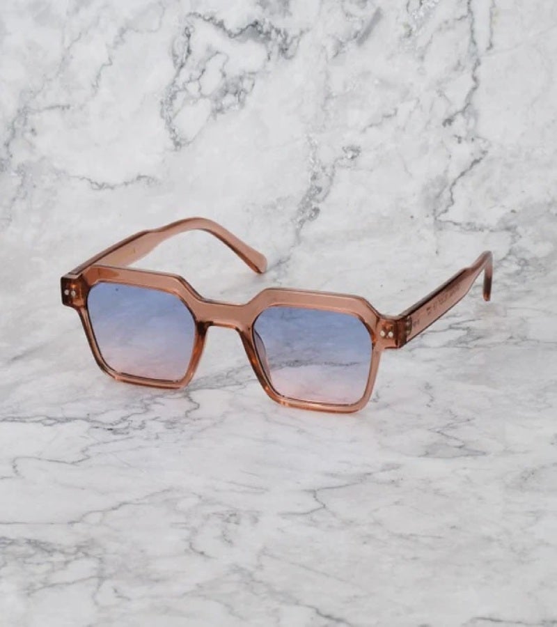  اكسبليست باوتس نظارات شمسية أنيقة للجنسين من إليوت شامبين - تدرج أزرق إلى وردي - Image 1