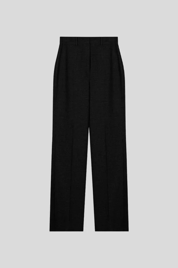 سود كوليكشن Saud Collection Black Everyday Straight Trousers