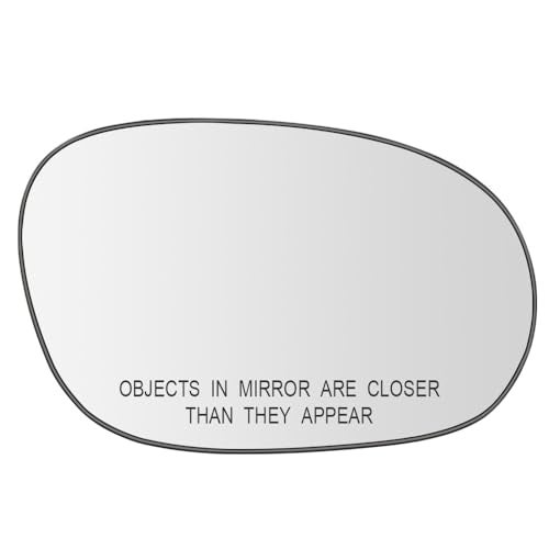 Senzeal Passenger Side Heated Mirror Glass Replacement for Dodge Challenger 2008 2009 2010 2011 2012 2013 2014 2015 (Right Side) - Image 1