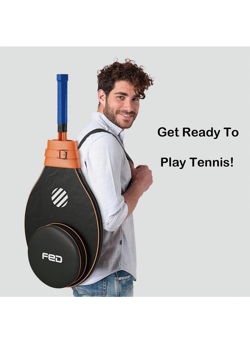 Portable Self Training Tennis Racket with Rebounder