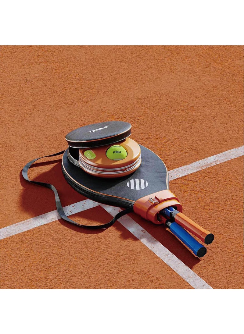 Portable Self Training Tennis Racket with Rebounder