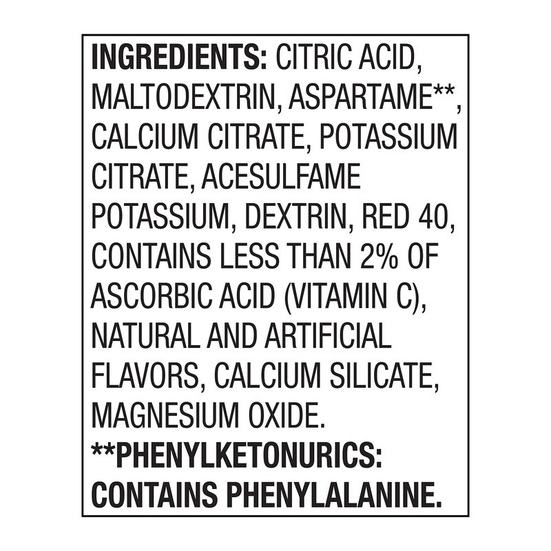 Great Value Sugar Free, Low Calorie Cherry Drink Mix (Pack of 6) - Image 3