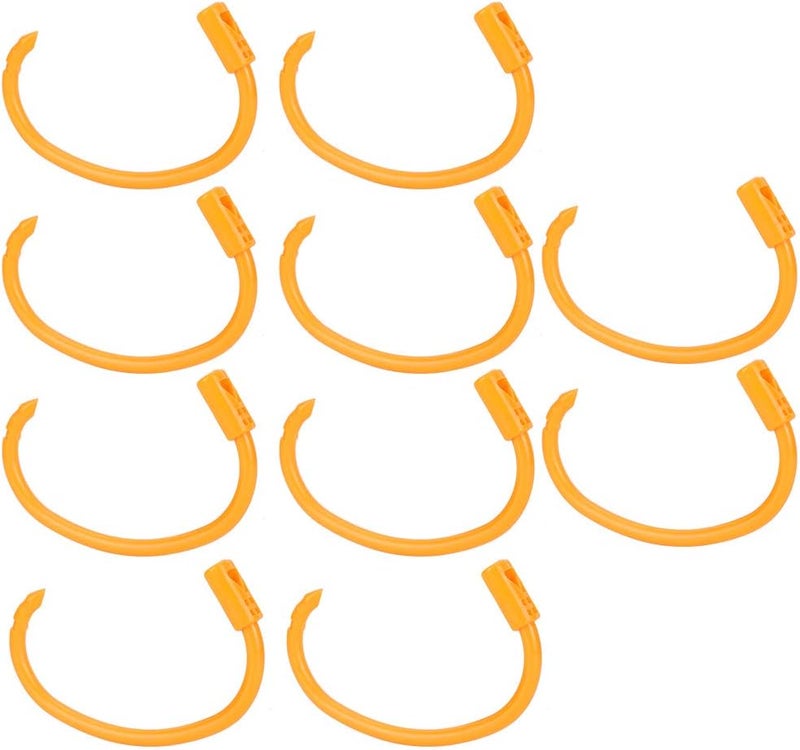 Cost effective fine quality HighQuality Nylon Bull Nose Ring Set: Lightweight, Strong Durability for Cow Farm Management, 10 Pcs, 5.3oz All consumer tier purchase options - Image 4