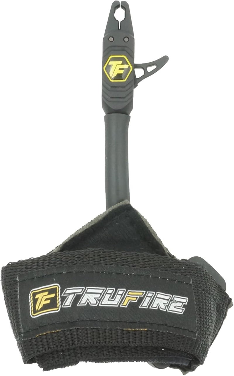 Tru-Fire Patriot Archery Compound Bow Release - Adjustable Black Wrist Strap - Image 1