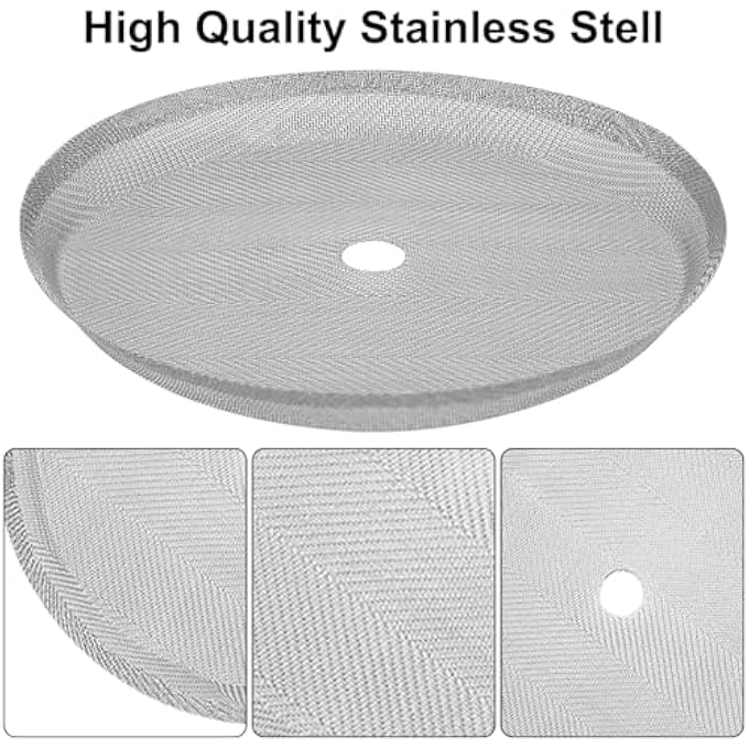 CKANDAY 4 Pcs French Press Replacement Screens Stainless Steel Reusable Mesh Filter For 17 Ounce And 12 Ounce Coffee Press Mesh Filters For Universal 350 Ml  12 Oz  118Oz French Press Coffee Maker - Image 4