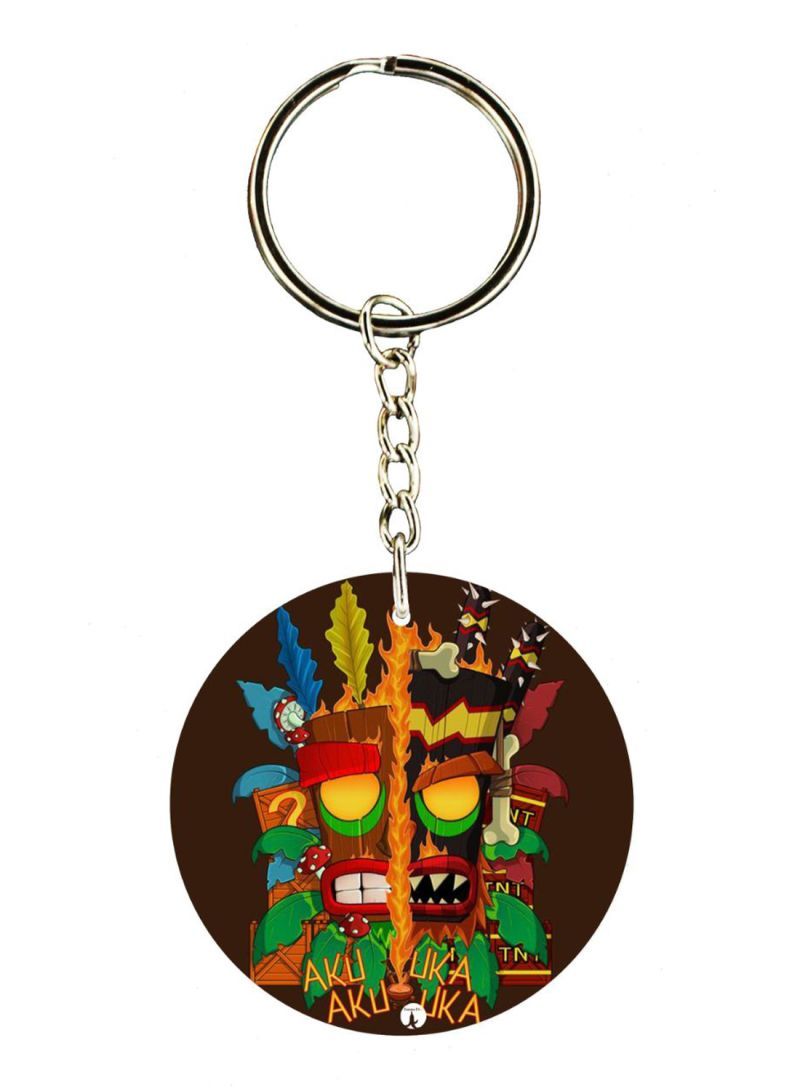 RKN Crash Bandicoot N Sane Trilogy Double Side Printed Keychain