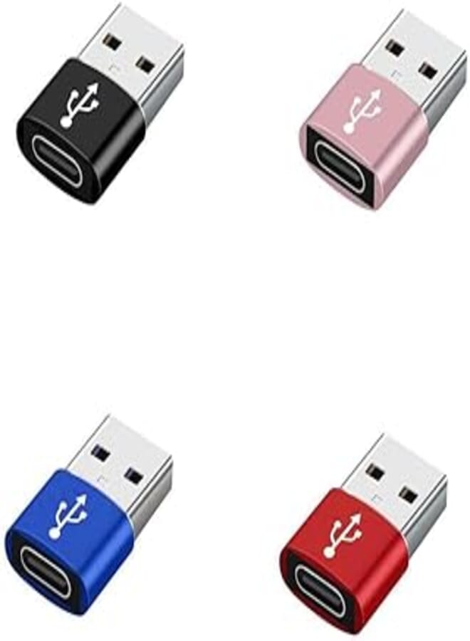 USB 3.0 Male Adapter (USB-A) to USB 3.1 Female Adapter (Type-C) Gold