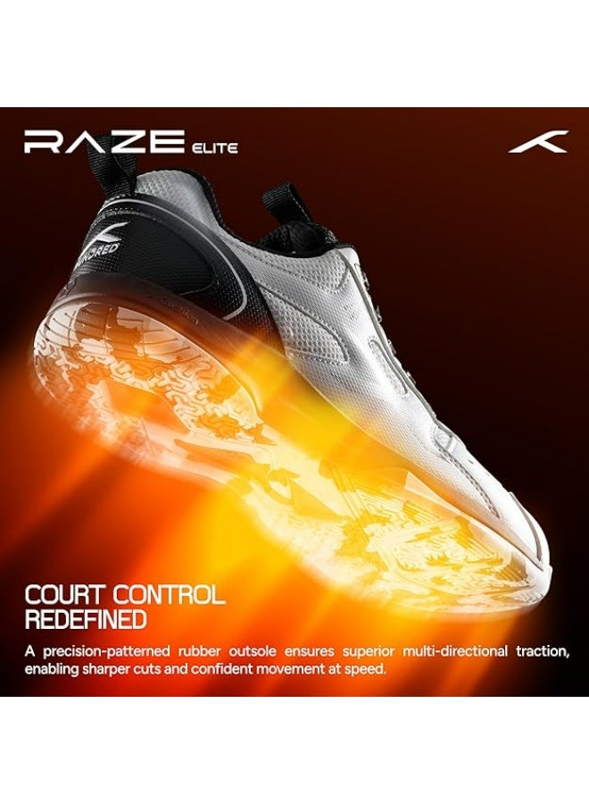 HUNDRED Raze Elite Unisex Badminton Shoes (Non Marking) Also Perfect Table Tennis,Volley,Basketball&Indoor Sport|Lightweight&Durable|X-Cushion,Active Grip Sole - Image 3