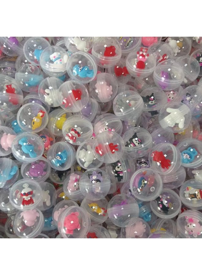 45mm Cartoon Sanrio Children's Toy 4.5cm Twisted Egg Blind Box Cute Children's Gift 1 Yuan Twisted Egg Machine Doll-color:45mm Solid Plastic Cap Gashapon Mixed Hair - Image 3