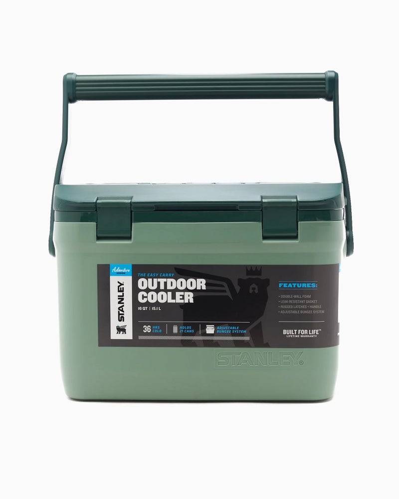 Stanley 15L / 16Qt - HDPE Plastic - Insulated Cooler - Green - Image 1