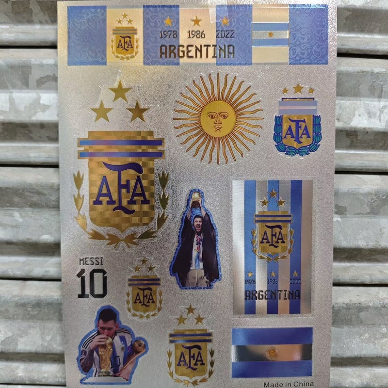 A4 Sticker Football Fan Decal*2PCS