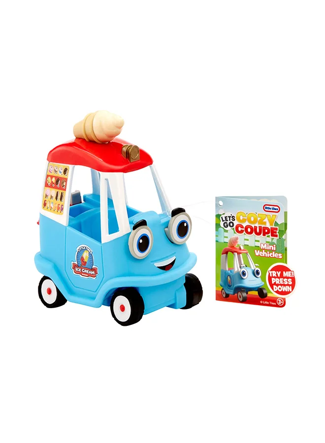 ليتل تايكس Little Tikes Let's Go Cozy Coupe Mini Vehicle Ice Cream Truck Assorted
