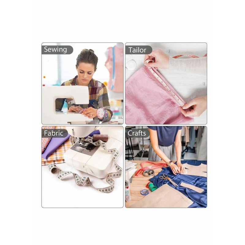 SOLARAE 4 Body Measuring Tape 60 Inch Tape Measure, Measuring Tape Tailor Retract Measuring Tape Ergonomic Design Measuring Tapes and Soft Tape Measure for Tailor and Body Measurement - Image 5