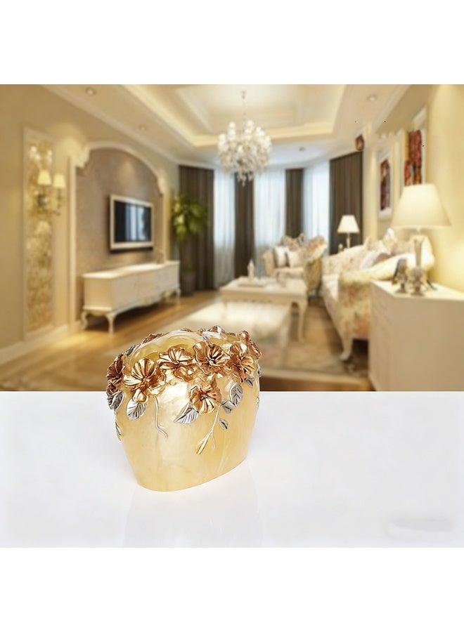 HOMESTAR 5 Pcs Light Luxury High-end Bathroom Accessories Set With Soap Dispenser, Soap Dish, Toothbrush Holder, 2 Toothbrush Cup,Advanced Creative Wedding Gifts - Image 4